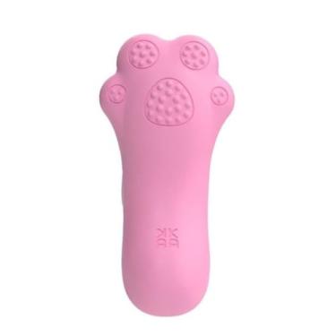 Imagem de Vibrador Dedeira Lady Pata De Gato Brinquedo Sexual Estimulador Discreto e Recarregável 8713 (ROSA)