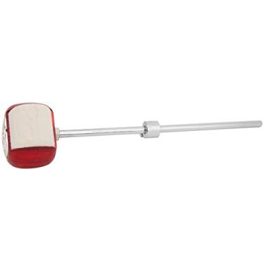 Imagem de RiToEasysports Kit de Batedor de Martelo Vermelho para Instrumento de Percussão de Tambor para Peças de Reposição para Conjunto de Bateria, Cabo de Aço Inoxidável, Material Durável para