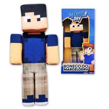 Imagem de Boneco Minecraft Pelúcia Streamer Youtuber Marcelo Drv