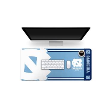 Imagem de FOCO NCAA Official Established Primary Logo Wordmark Home Office Desk Pad Mouse Pad 89 cm x 41 cm (North Carolina Tar Heels, North Carolina Tar Heels)