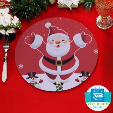 Imagem de KIT 4/6 Capas De Sousplat Estampado NATAL - Jogo Americano - Mesa Post