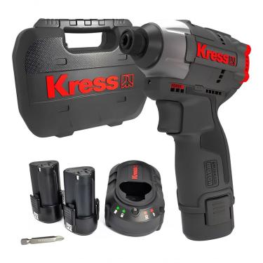 Imagem de Parafusadeira De Impacto à Bateria 12v Sextavado Kress Kub50.2 Brushless