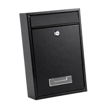 Imagem de Generic Caixa de Correio com Fechadura, Suporte de Jornal para Montagem na Parede, Caixa Postal para Casa, Escritório, Jardim, Portão Externo