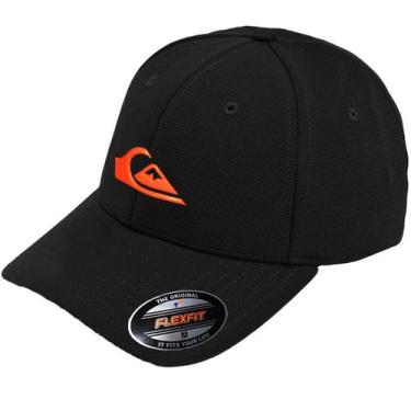 Imagem de Boné Quiksilver Orange Logo Black, M, Preto