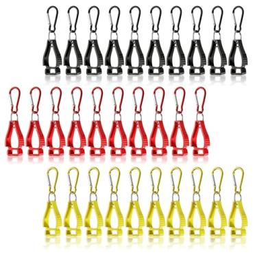 Imagem de IANFAN 30 peças de clipes de porta-luvas para trabalho, clipe de segurança para o trabalho, luvas de prendedor de luvas, clipes de agarrador, luvas de clipe de cinto para construção de trabalhadores
