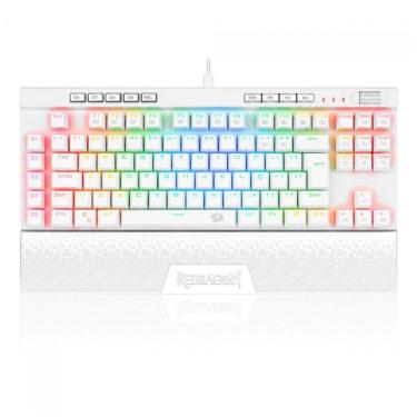 Imagem de Teclado Mecânico Gamer Redragon Magic-Wand Pro - ABNT2 - RGB - Switch Red - Branco - K587W-RGB-PRO