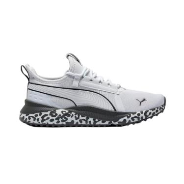 Imagem de PUMA Tênis feminino Pacer Future Street Animal com cadarço casual - cinza, Cinza, 37