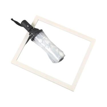 Imagem de Guarda-chuva Automático Transparente Com 8 Varetas, Design Resistente 