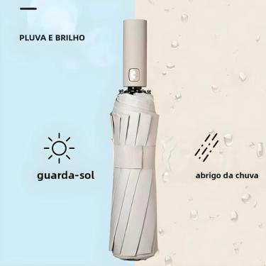 Imagem de Guarda-chuva Automático Grande Com 24 Varetas, Protetor Solar UV, Dupl