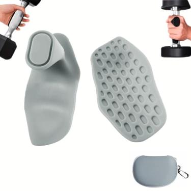 Imagem de Aderência antiderrapante para halterofilismo - Aderência de barra de ginástica resistente com superfície antiderrapante, design ergonômico para homens e mulheres, para academia em casa, musculação