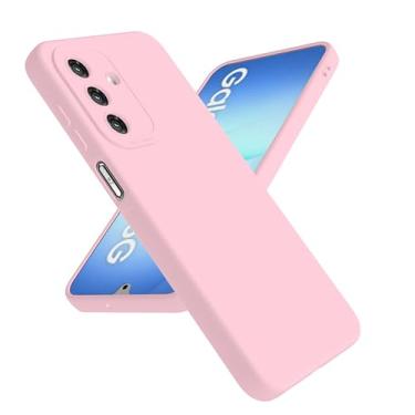 Imagem de mwpvkx Capa de telefone para Galaxy a17 5g: capa de telefone protetora de silicone líquido de grau militar armadura resistente para Samsung Galaxy a17 (rosa)