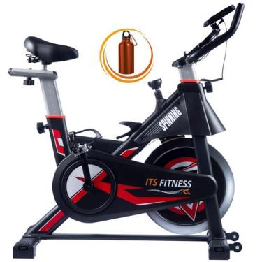 Imagem de Bicicleta Spinning Ergométrica Mecânica 13kg Inércia Monitor Cardíaco 