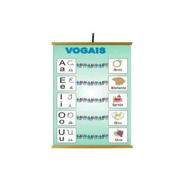 Imagem de Painéis Educativos - Painel Vogais 1200x900mm - Sonho de Criança