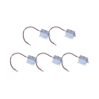 Imagem de Mini Fechadura Magnética 2-5 Peças DC 5V-6V 12V Solenoide Eletromagnét