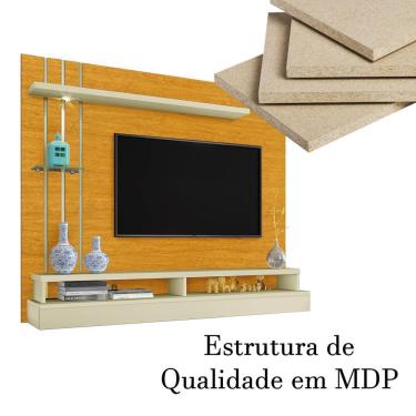 Imagem de Painel Para Tv De Até 55 Suspenso éden Naturale/off White