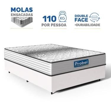 Imagem de Cama Box com Colchão de Molas Ensacadas Double Face Essence Probel Cas