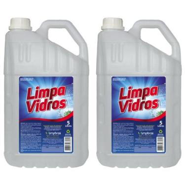 Imagem de Limpa Vidros - Kit 2 galões 5 Litros cada - Limpbrás