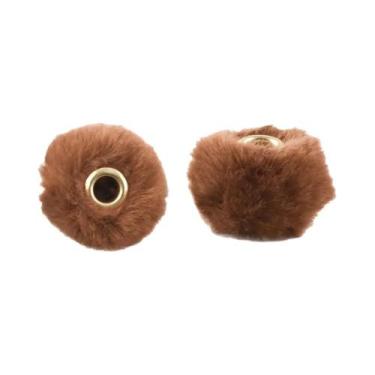 Imagem de Contas De Leopardo De Pelúcia Com Furo Grande, 10 Peças, Berloques Esp