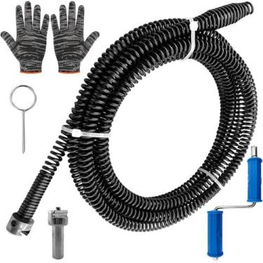 Imagem de Fio de aço elétrico Drain Snake Cleaner de 5 m com adaptador de furade