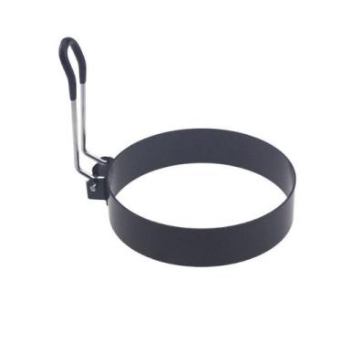 Imagem de Alça resistente ao calor em aço inoxidável para molde de anel de ovo -