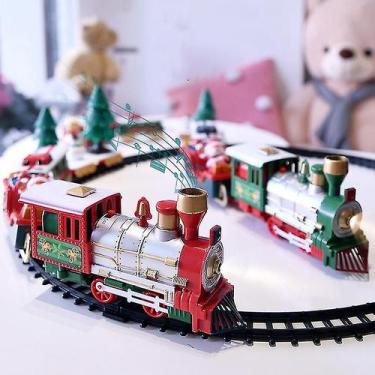 Imagem de Conjunto de trem de árvore de Natal Polar Toy Toddler Electr - Gloome 