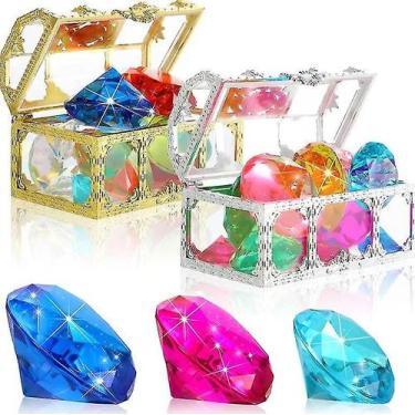 Imagem de Brinquedos de piscina Diving Gem, 24 joias coloridas de diamante grand