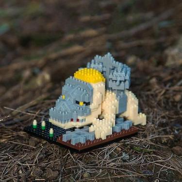 Imagem de Blocos de construção Anime 3D DIY Colossal Titan Armored Titan Jaw Tit