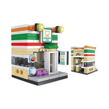 Imagem de Conjunto De Blocos De Construção Empilháveis Com Tema De Cidade Para M