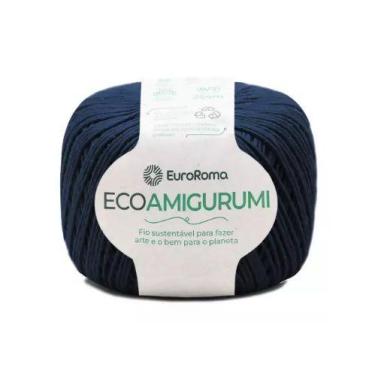Imagem de Fio Ecoamigurumi 254 Metros 8/7 160g Cor 904 Azul Marinho - Euro Roma 