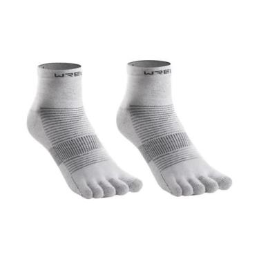 Imagem de Meias Esportivas COOLMAX Respiráveis E Leves De Cinco Dedos Para Corri