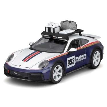 Imagem de Miniatura Porsche 911 Racing Dakar azul Burago 1/24, Azul