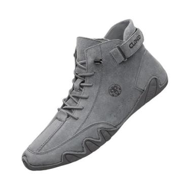 Imagem de Botas De Couro Genuíno Para Homens 2023, Tênis Casuais Leves Para O In