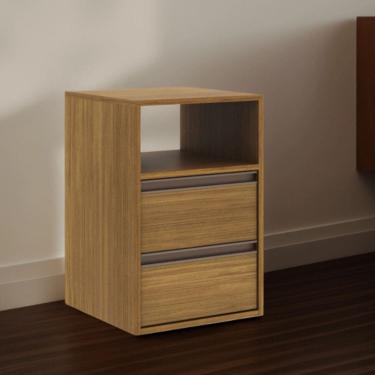 Imagem de Mesa de Cabeceira 2 Gavetas em MDF Select Belmax