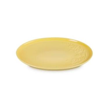Imagem de BANDEJA DE SERVIR LE CREUSET JARDIN OVAL 36CM EM CERAMICA COM RELEVO CAMOMILLE 80044360...