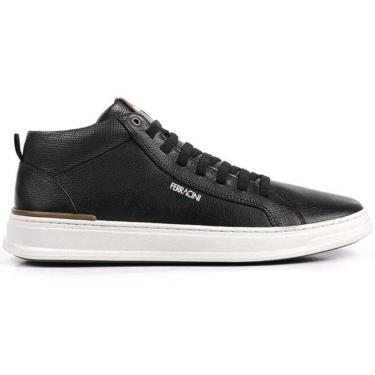 Imagem de Tenis Ferracini Casual Cano Medio - Masculino - Preto-Masculino