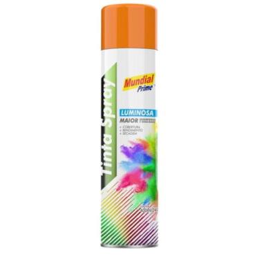 Imagem de Tinta Spray 400ML Luminosa - Mundial Prime Laranja, Laranja