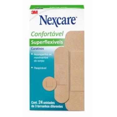Imagem de Curativos Superflexíveis Nexcare Variados, 24 Unidades 3M - 3 M