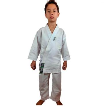 Imagem de Kimono Karatê Micro Fibra Infantil Competição Homologado CBK - Shiroi,