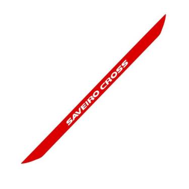 Imagem de Faixa Adesivo Saveiro Cross G7 MD1  -  Vermelho - Jhow Adesivos