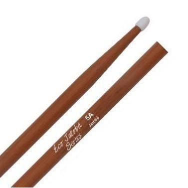 Imagem de Baqueta Liverpool Eco Jatobá Padrão 5A EJ-5AN com Ponta de Nylon Exoti