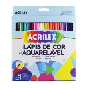 Imagem de Lapis de COR Aquarelavel 24 Cores CX.C/06 - Acrilex