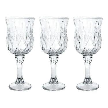 Imagem de Conjunto de Taças Vidro Riviera 150ml 3 Peças - Art House