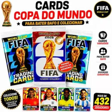 Imagem de 100 Figurinhas cards para Bafo bafo / copa 2026 - Fifa