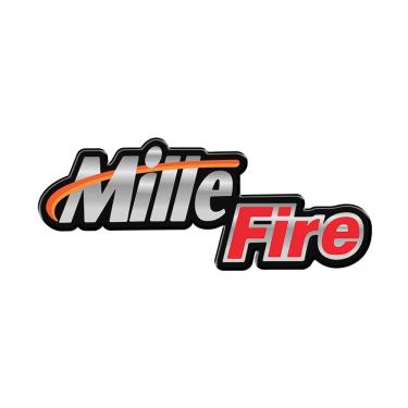 Imagem de Adesivo Emblema Mille Fire Cromado Resinado 16x6,2cm para Fiat Personalização Visual em PVC Teu Adesivo