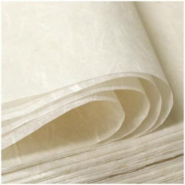 Imagem de Folhas de papel de amoreira FIVEIZERO A4, pacote com 50, fibra natural