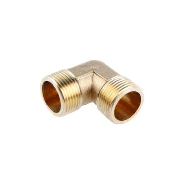 Imagem de 1/8 '1/4' 3/8 '1/2' 3/4 'Rosca Macho Fêmea 90 Graus Cotovelo De Latão Encaixes Adaptador Acoplador Conector Água Combustível Gás, 1/2 "