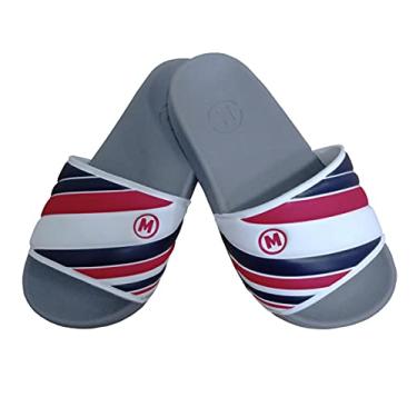 Imagem de Chinelo Infantil Masculino Slide Confortável e Leve MO24 Tamanho:31;Cor:Cinza