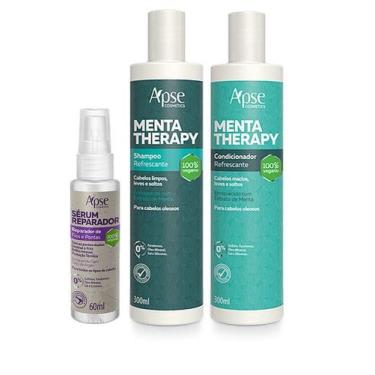 Imagem de Apse Menta Therapy Shampoo E Condicionador + Sérum Reparador De Pontas