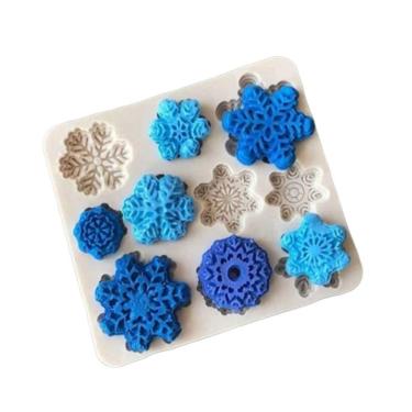 Imagem de Molde De Silicone Floco De Neve, Natal