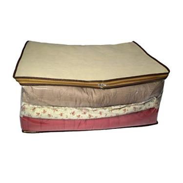 Imagem de ORGANIZADOR TNT 65X50X27 PORTA EDREDON BEGE